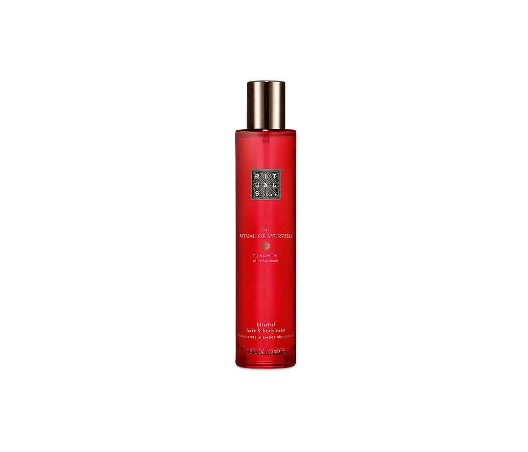 RITUALS Haar- & Bodyspray von The Ritual of Ayurveda, 50 ml – Mit Indischer Rose & Süssmandelöl – Be