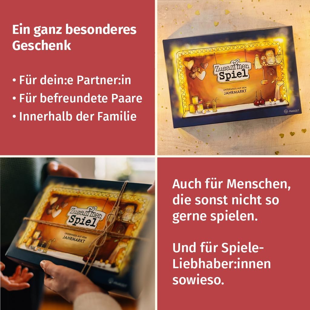ZusammenSpiel – Unterwegs auf dem Jahrmarkt – Kooperatives Rätselspiel für Paare, Escape Game für Zw