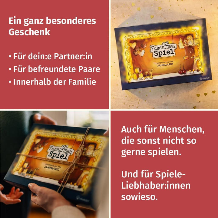 ZusammenSpiel – Unterwegs auf dem Jahrmarkt – Kooperatives Rätselspiel für Paare, Escape Game für Zw