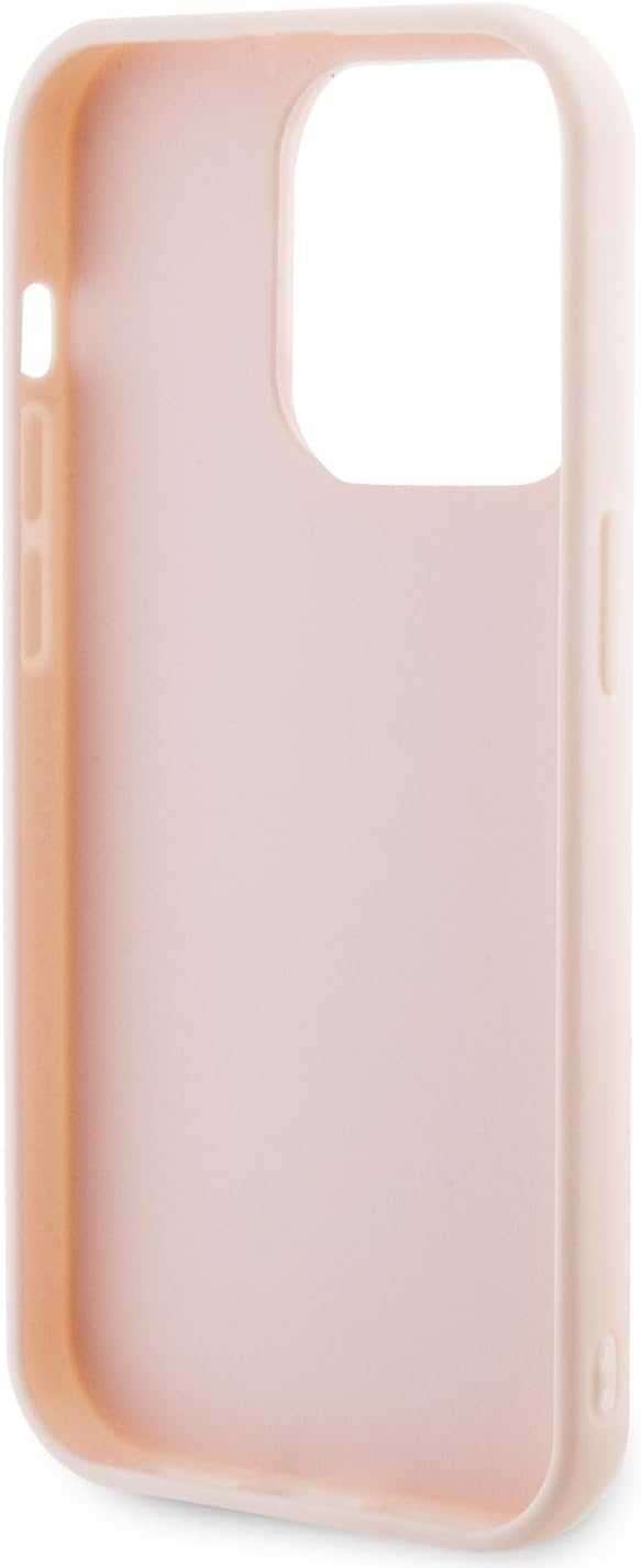 KARL LAGERFELD KLHCP15L3DMBKCP Hülle für iPhone 15 Pro 6.1" Rosa hardcase 3D Rubber Glitter Logo