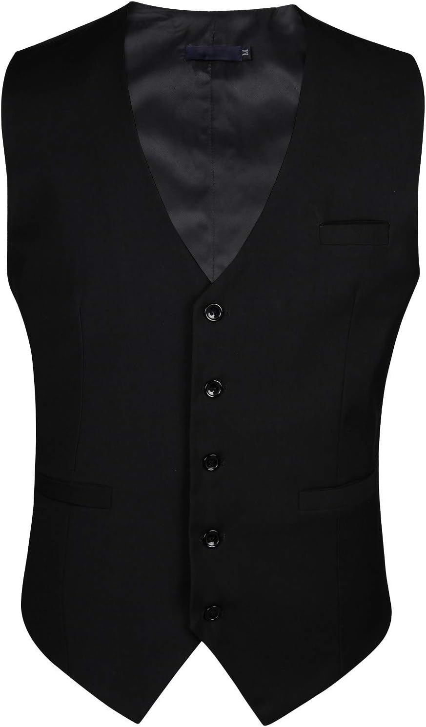 Enlision Anzugweste für Herren Formelle Einfarbige Weste Hochzeit Elegant Anzugwesten Business Weste