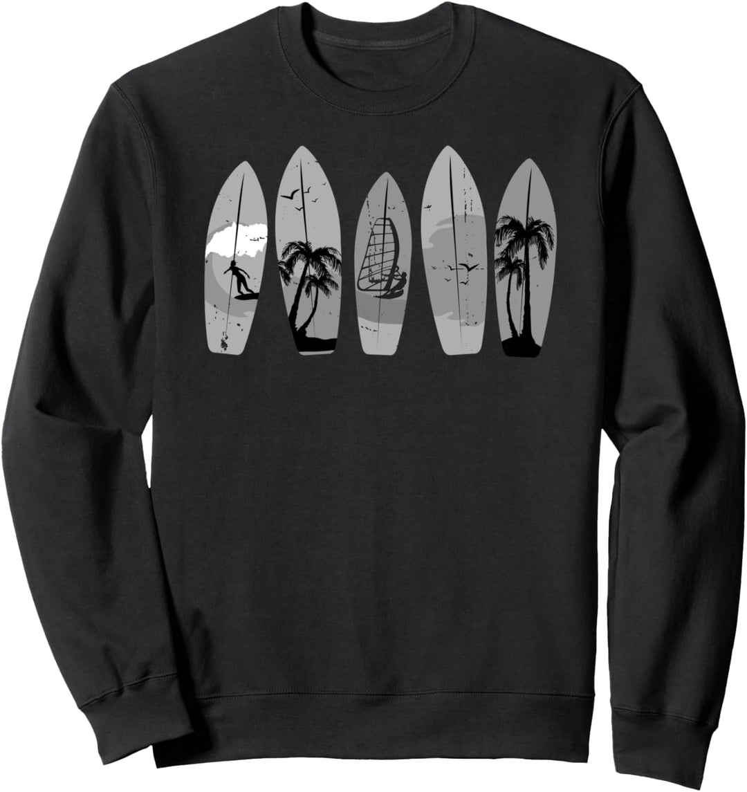 Surfen Wellenreiter - Wassersport Meer Surfer Sweatshirt