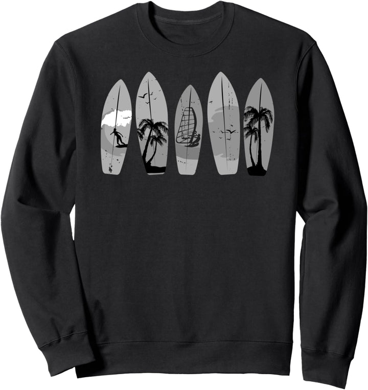 Surfen Wellenreiter - Wassersport Meer Surfer Sweatshirt