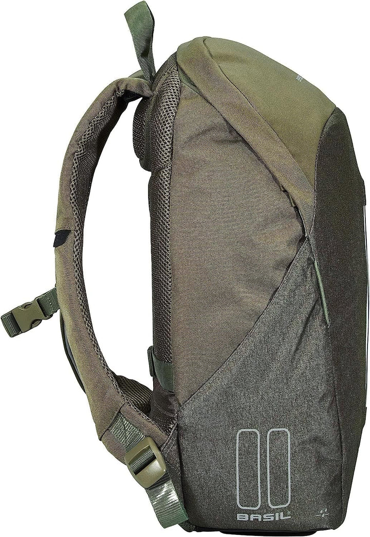 Basil Unisex B-safe Fahrradrucksack (1er Pack) 13L Rot, 13L Rot