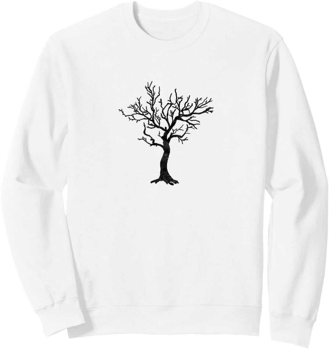 Minimalist Winter Tree Design Simple Graphic Sweatshirt
