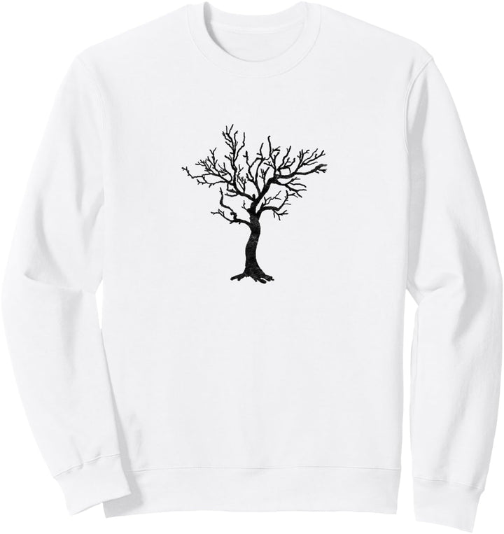 Minimalist Winter Tree Design Simple Graphic Sweatshirt