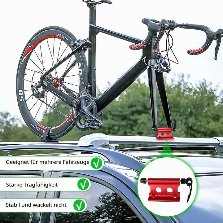 SUPAWAY 1 Stück Fahrradgabelhalterung, Vorderradgabel Fester Clip Aluminiumlegierung Gabelhalterung