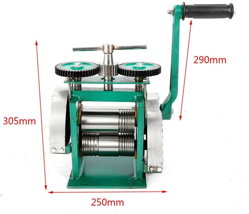 Jewelry Rolling Mill, 120 mm Manuelle Walzwerk Maschine Schmuck Presse Tablettierung Werkzeug Kombin
