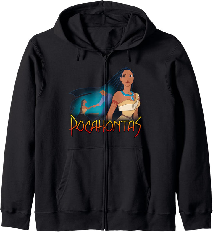 Disney Pocahontas John Smith Canoe Kapuzenjacke