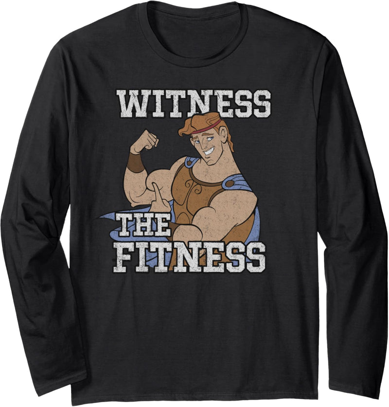 Disney Hercules Witness The Fitness Langarmshirt