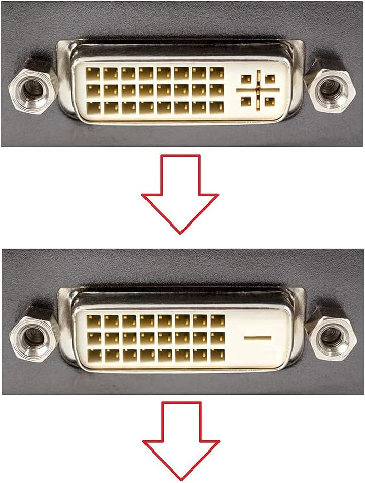 Delock DVI Kabel 24+1 Stecker zu 24+1 Stecker gewinkelt 1 m