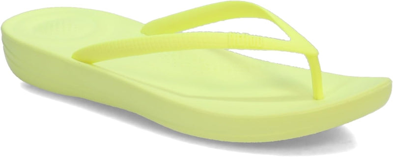 Fitflop Damen Iqushion Sparkle Flipflop 40 EU Electric Yellow, 40 EU Electric Yellow