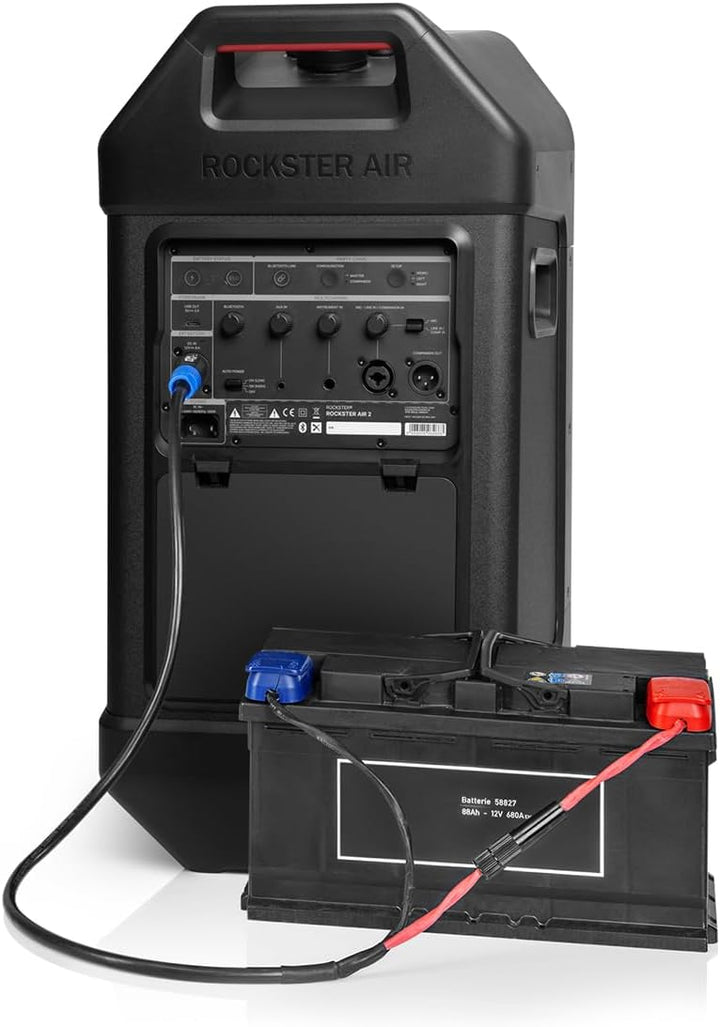 Teufel ROCKSTER AIR 2 Tragbarer Bluetooth-Speaker Stereo Set | Leistungsstark Mobiler Event Speaker,