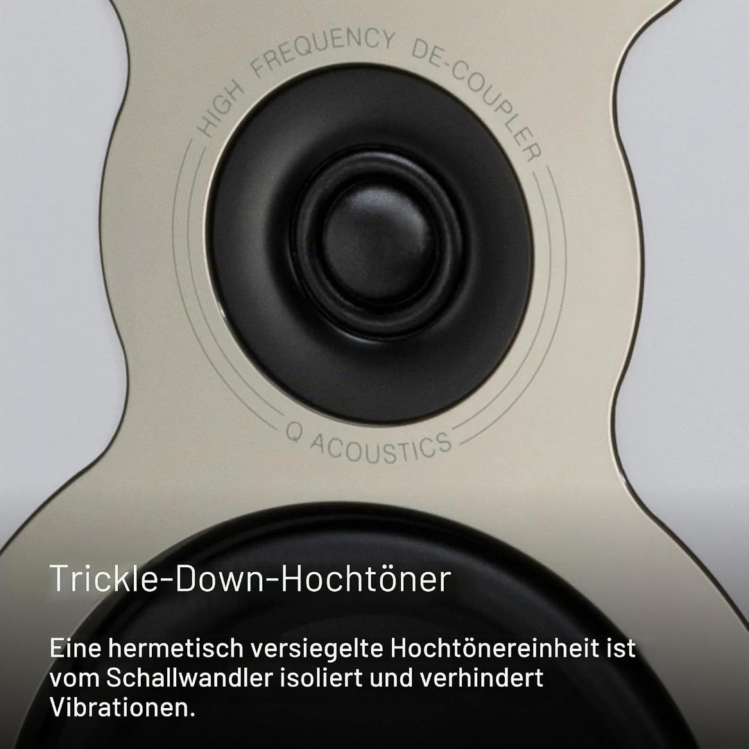 Q Acoustics 3050c Bodenlautsprecher weiss satiniert (Preis gilt für 1 Stück, für ein komplettes Paar
