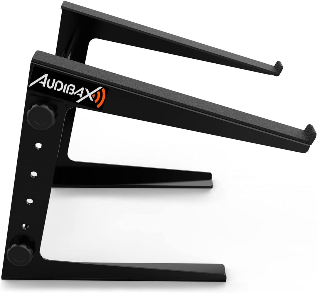 Audibax TOP-5 MH-001 PRO Negro Laptop DJ Stand Ordenador portátil cabina Dj/estudio