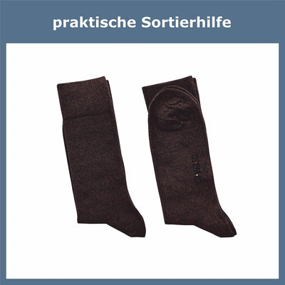 ca·wa·so Herren Socken aus 100% Baumwolle | Reine Baumwollsocken im 10er-Set | Freizeitsocken ohne N