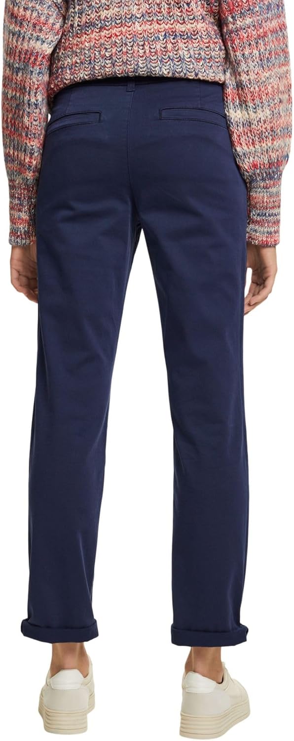 ESPRIT Damen Hose 30W / 30L 405/Dark Blue, 30W / 30L 405/Dark Blue