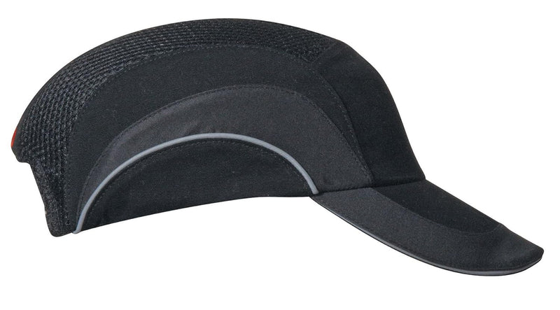 JSP Hardcap A1+ 7 cm langem Schirm, schwarz (JSP ABR000-001-100) Schwarz-orange, Schwarz-orange