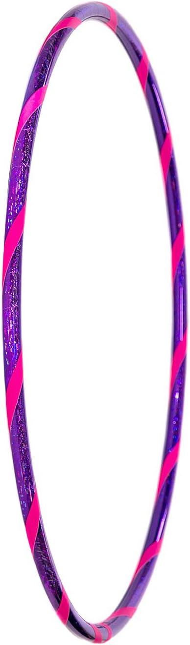 Hoopomania Glamour Kinder Hula Hoop Reifen Ø80cm Glitter-Violett-Pink, Ø80cm Glitter-Violett-Pink