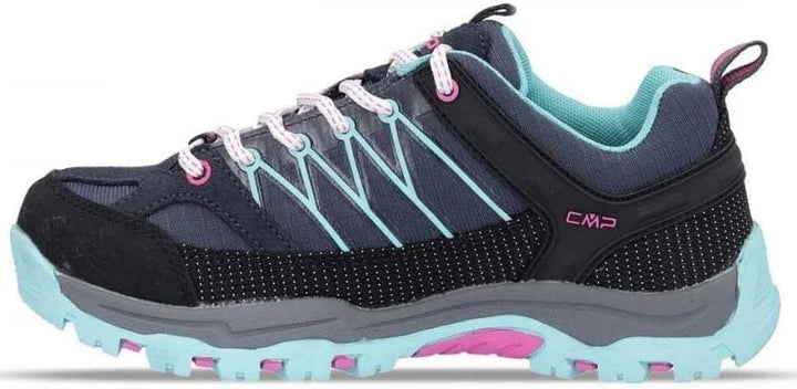 CMP Unisex Kinder Rigel Low Shoe Wp Trekking-&amp; Wanderhalbschuhe 41 EU B Blue Acqua, 41 EU B Blue Acq