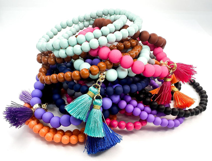Handmade - Perlen Armband - Damen Wickelarmband - stylischer Schmuck- Sommerarmband - Für jeden Tag