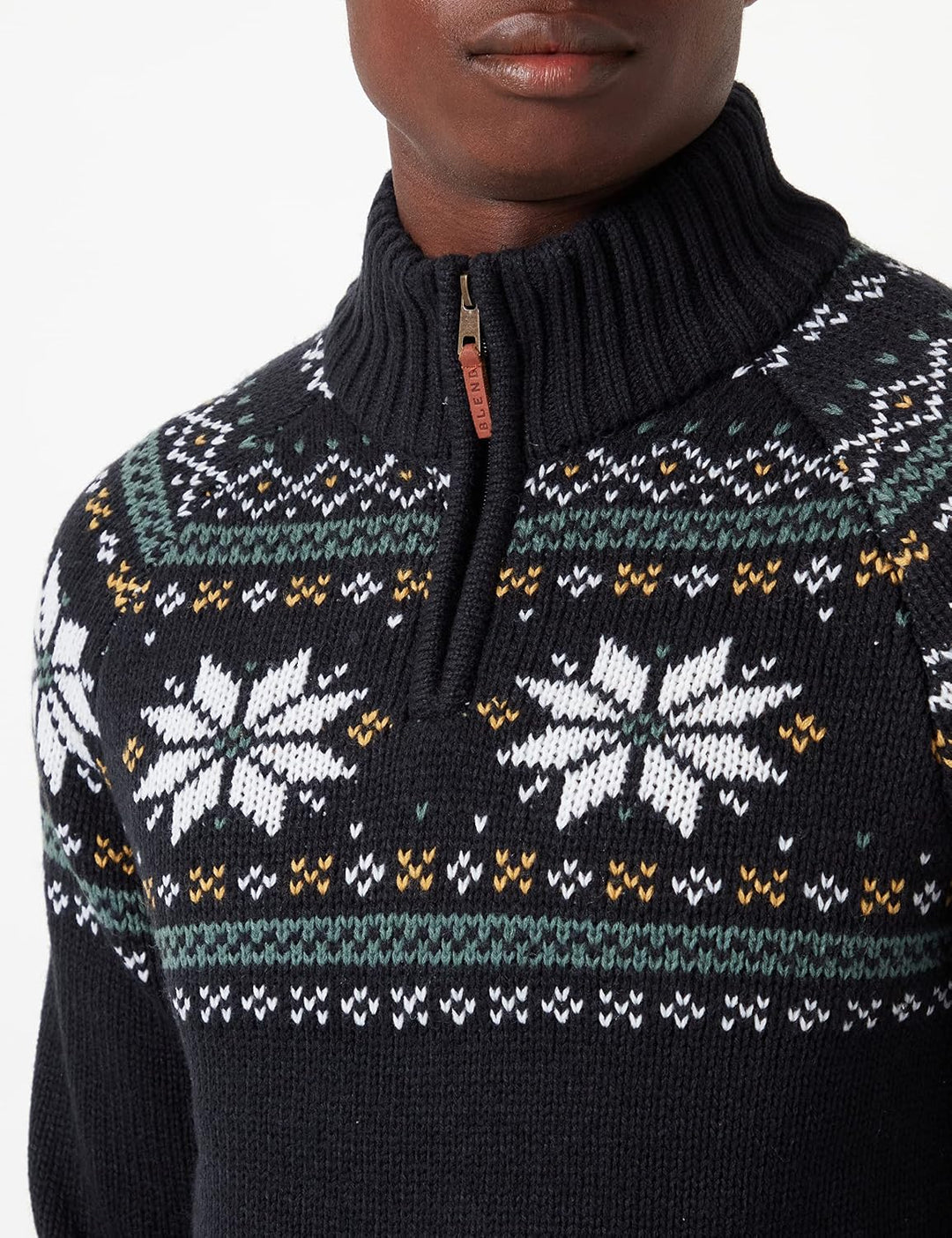 Blend Herren Knit Pullover S 194007/Black, S 194007/Black