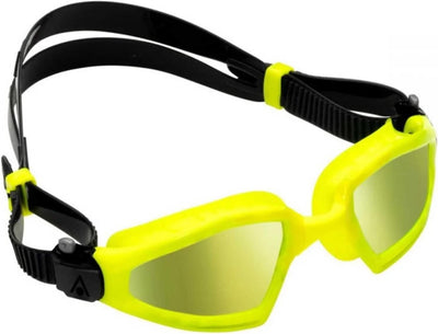 Aquasphere Kayenne Pro Titanium Mirror - verspiegelte Schwimmbrille, Farbe:neongelb