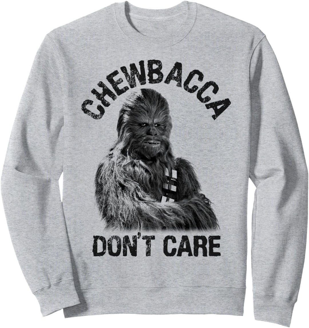 Star Wars Chewbacca Don't Care Portrait Sweatshirt