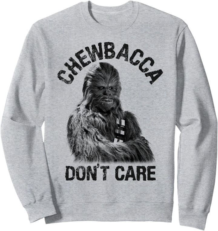 Star Wars Chewbacca Don't Care Portrait Sweatshirt