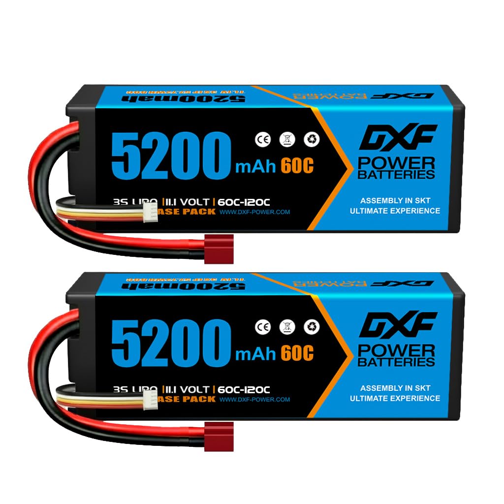 DXF 3S Lithium-Batterie, 5200mAh, 11.1V, 60C, RC-Batterie, mit Deans-Anschluss für ferngesteuertes A