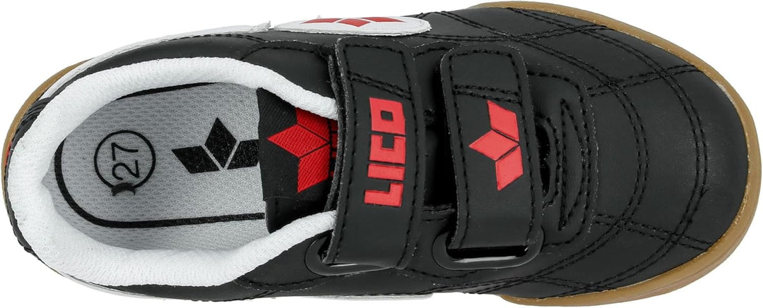 Lico Unisex Kinder Bernie V Hallenturnschuhe(Klettverschlüsse können variieren) 34 EU Schwarz, 34 EU