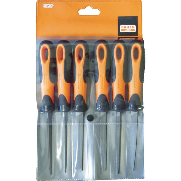Bahco 1-476-04-3-2 Feilensatz, Hieb 3, 6-teilig 1 Originalverpackung, 1 Originalverpackung