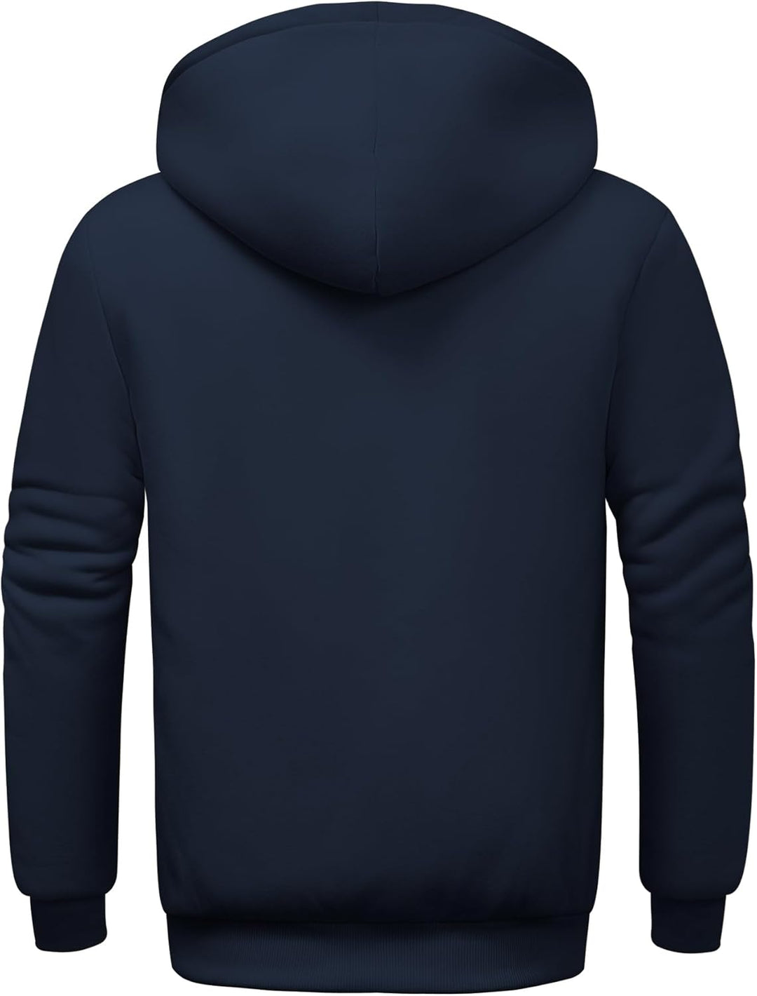 SwissWell Herren Fleecejacke Full Zip Kapuzenjacke Winter Sweatjacke mit Kapuze Gefütterte Hoodie Mä