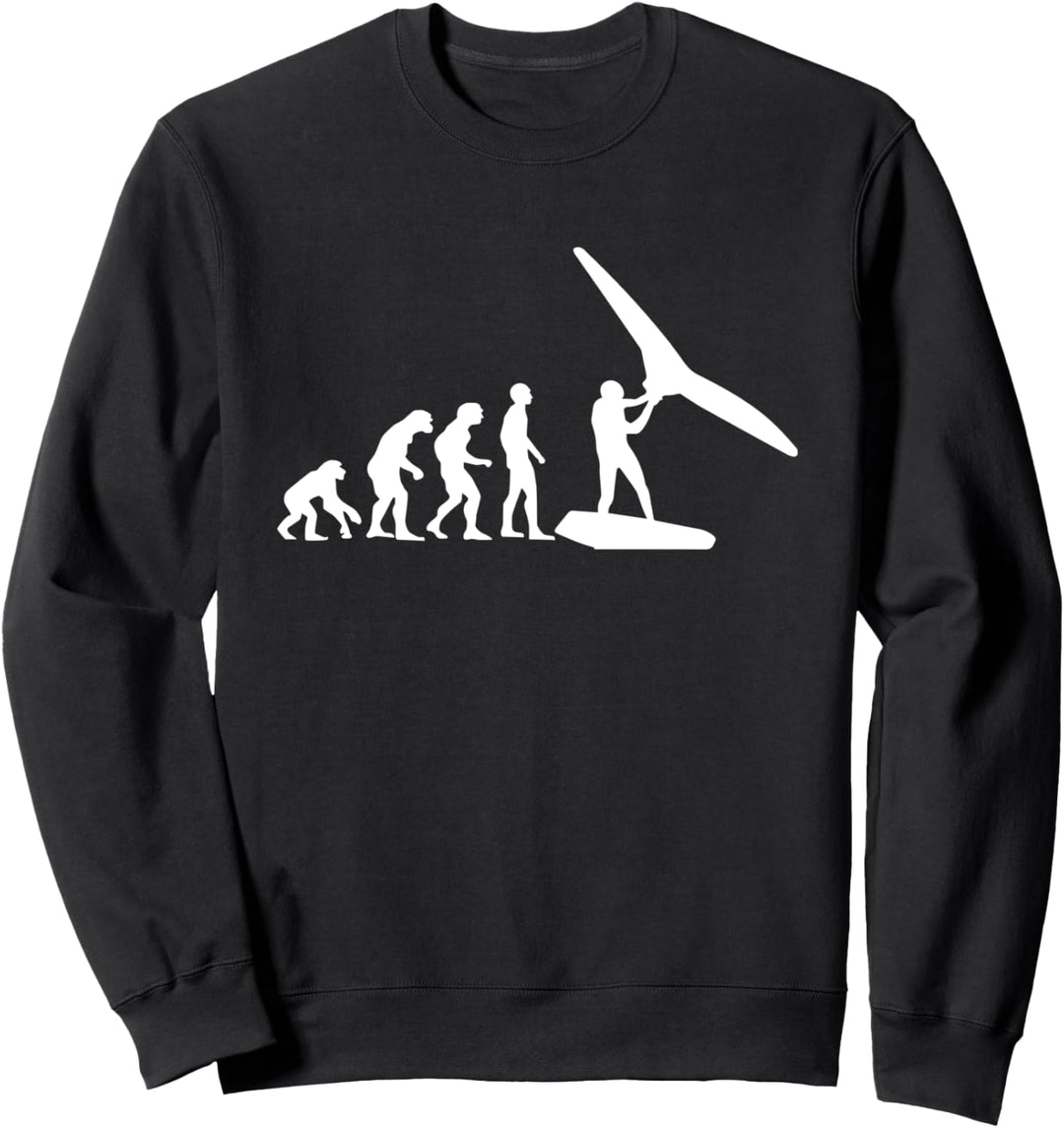 Wing Surf Evolution Flügel Folie Geschenk Wingfoiler Wingsurfer Sweatshirt