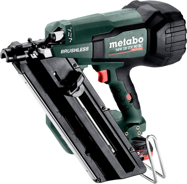 metabo Akku-Nagler NFR 18 LTX 90 BL - 18V, Streifennägel bis 90 mm, 2 Nägel/Sekunde - Bürstenlos, ho