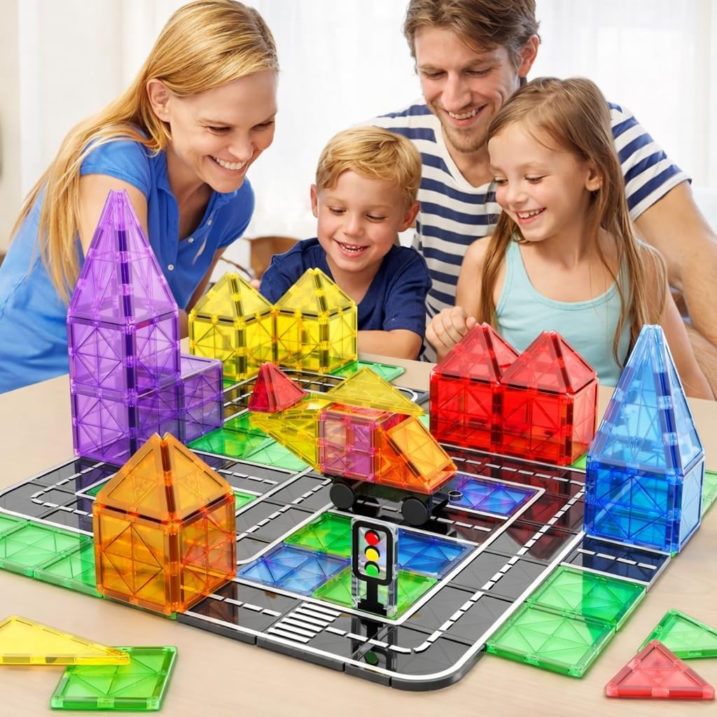 Wonder Toys Blocs magnétiques Classiques Les Jouets de Construction magnétiques Originaux Pour garço