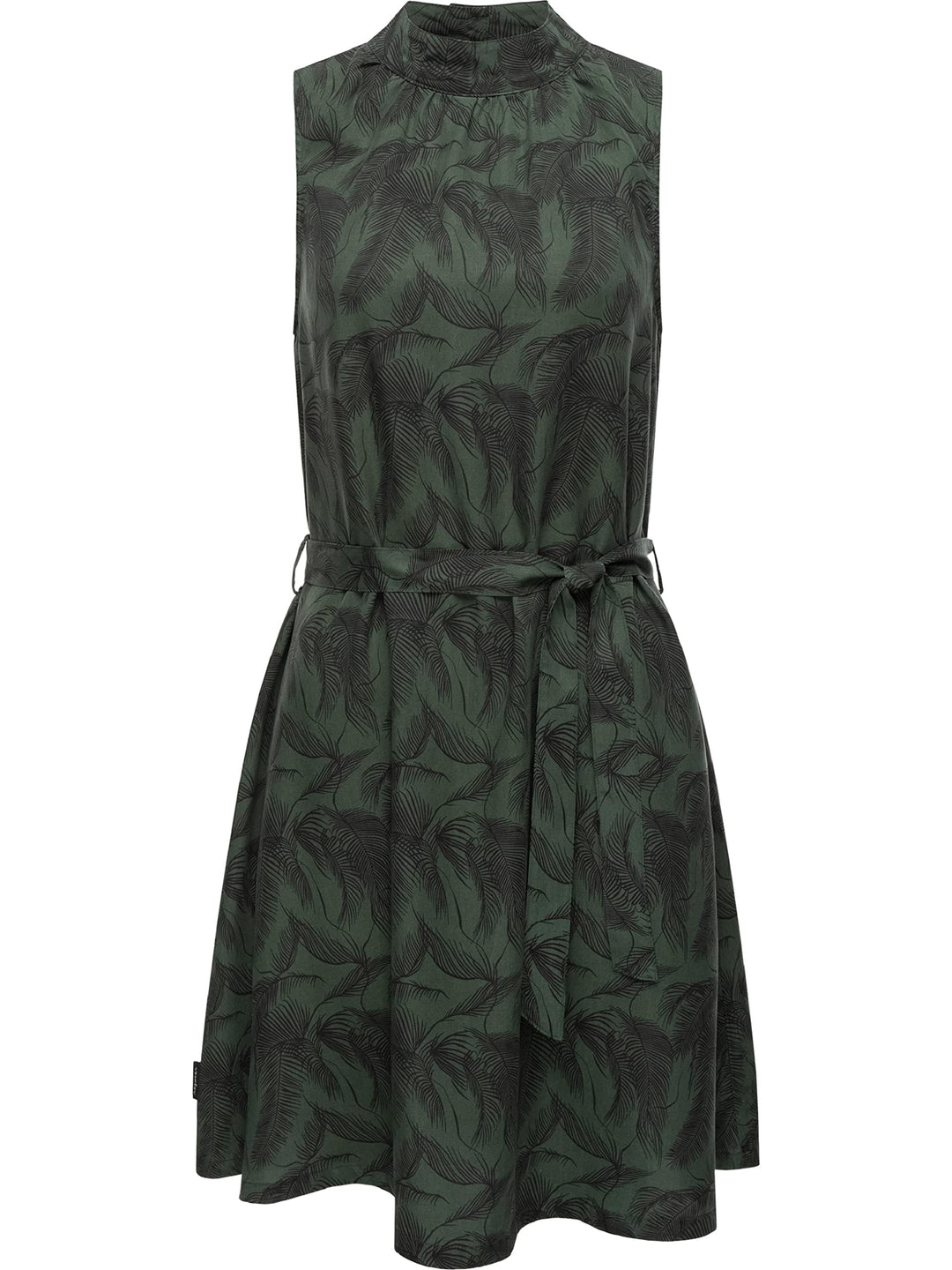 Ragwear Damen Kleid Sommerkleid kurz aus Lyocell mit Taillenband Angyc Organic XS-XL XL Kurz Dark Gr