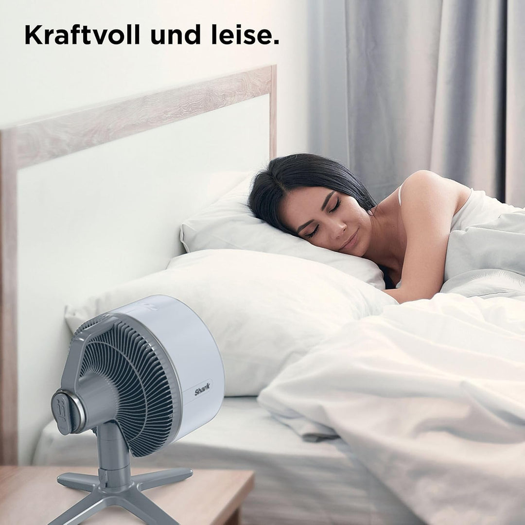 Shark FlexBreeze TableMate Akku-Ventilator, innen & aussen, ≤24h Laufzeit, Hochgeschwindigkeits-Kühl