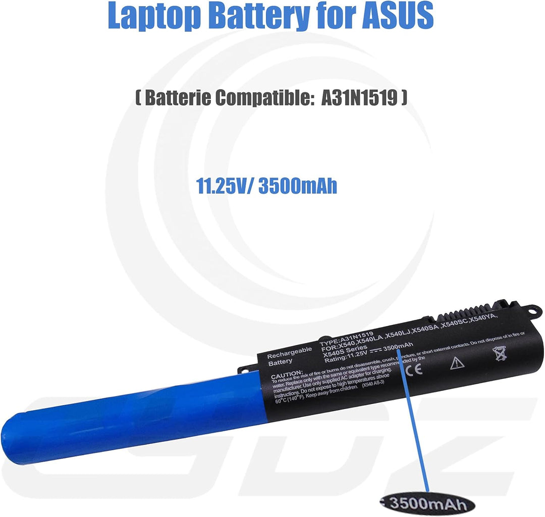 CYDZ® A31N1519 Akku für Asus X540 X540BA X540BP X540LA X540LJ X540MA X540MB X540NA R540 R540BA R540B