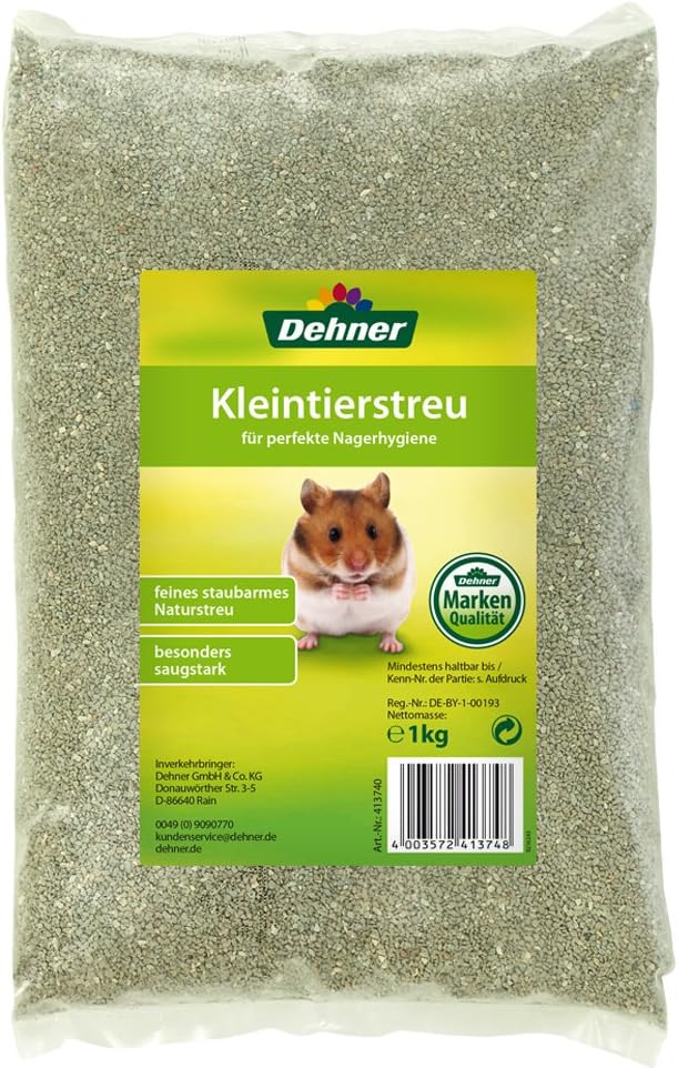 Dehner Nagerzubehör, Kleintierstreu, 10 x 1 kg (10 kg) 1 stück (1er Pack), 1 stück (1er Pack)