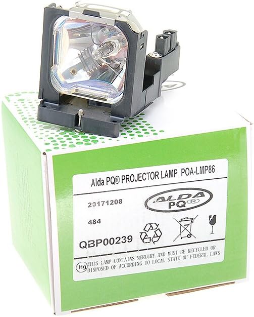 Alda PQ-Premium, Beamerlampe/Ersatzlampe kompatibel mit 610 317 5355, POA-LMP86 für SANYO LP-Z1X(S),