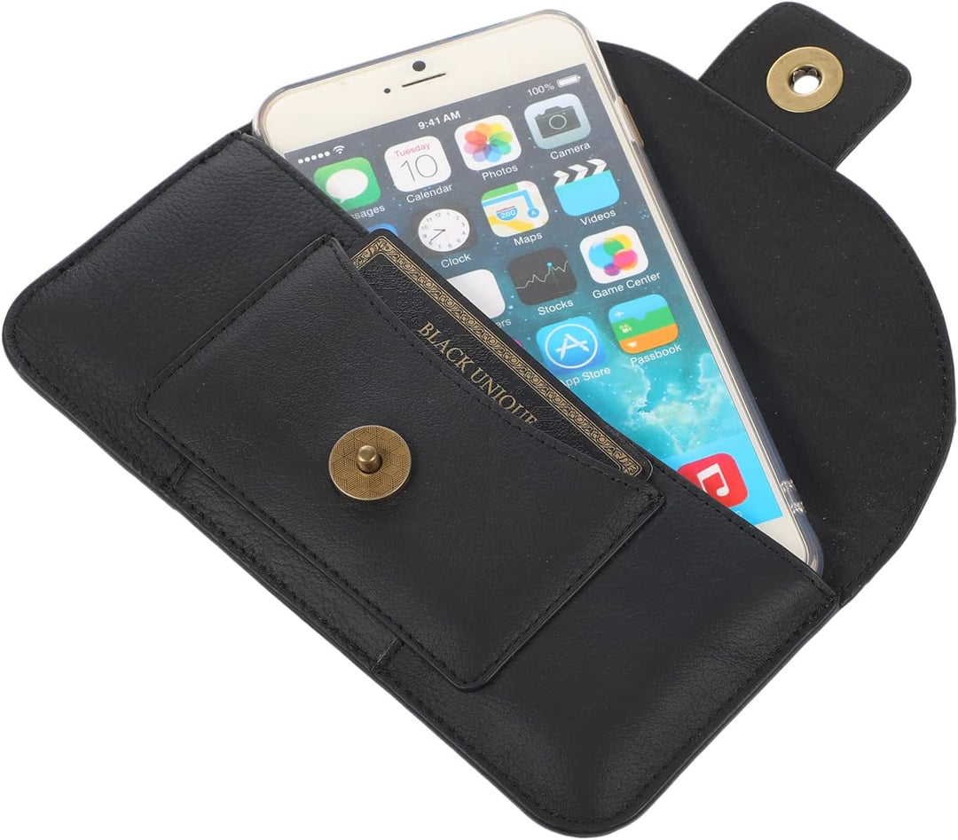 DYIGO Horizontale Gürteltasche aus echtem Leder für Herren, Kupplung für iPhone 13/14/15/16/17/Pro/P