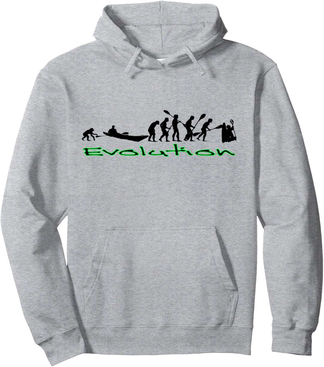 Kanu, Kajak, Kanadier und Paddeln, Evolution Pullover Hoodie