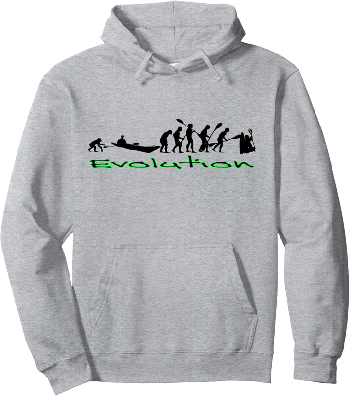 Kanu, Kajak, Kanadier und Paddeln, Evolution Pullover Hoodie