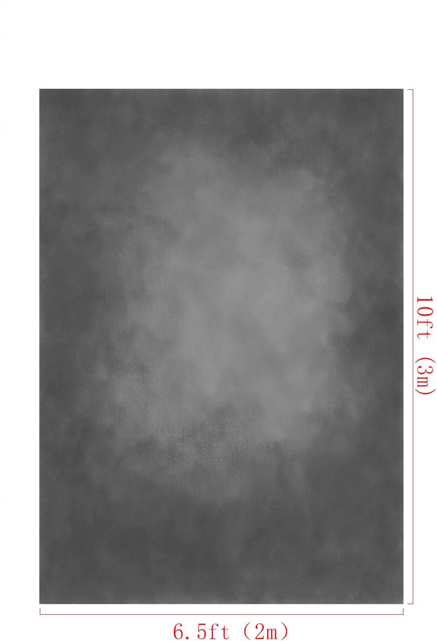 Kate 2x3m Graue Steigung Textur Hintergrund Licht Schwarz Abstrakt Solid Photo Hintergrund Retro Por