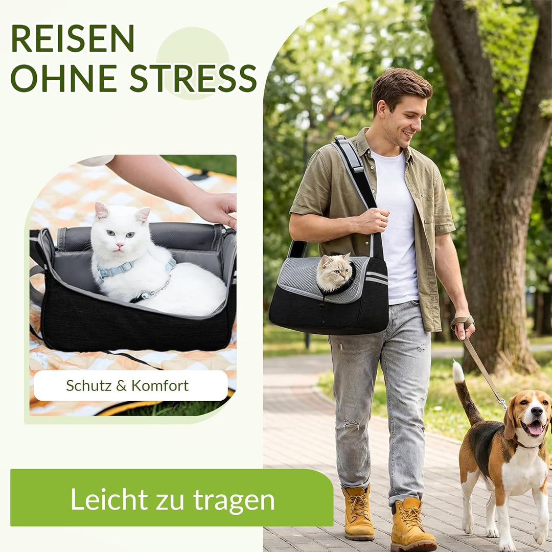 ALLSOPETS Hundetasche Tragetuch Hund Schultertasche Katzentragetasche Haustiere Tasche für Katzen un