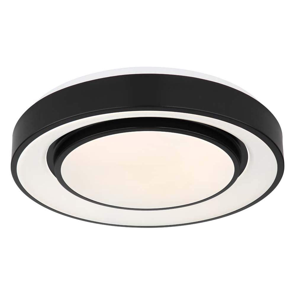 Globo LED Deckenleuchte Wohnzimmer schwarz 24 Watt 1x LED á 24W inkl. Farbwechsler Memory Funnktion