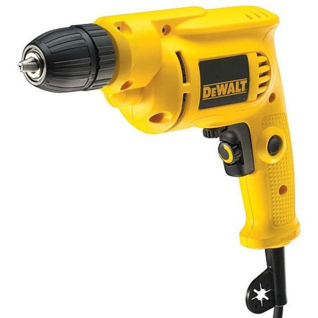 Dewalt 1-Gang Bohrmaschine DWD014S (550 Watt, für präzises Bohren in Holz und Metall, elektronische