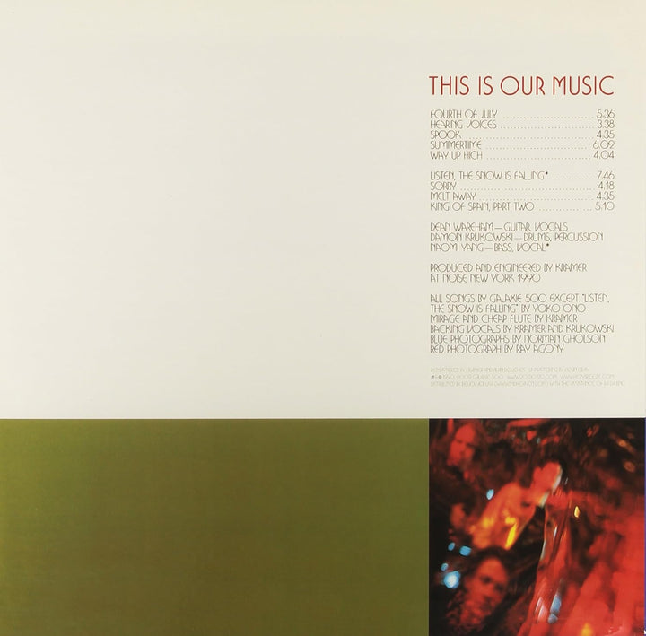 This Is Our Music, Vinyl