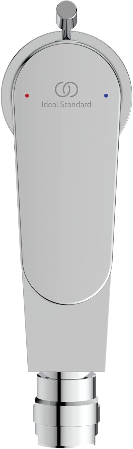 Ideal Standard BC705AA Cerafine O Bidetarmatur mit Zugknopf-Ablaufgarnitur